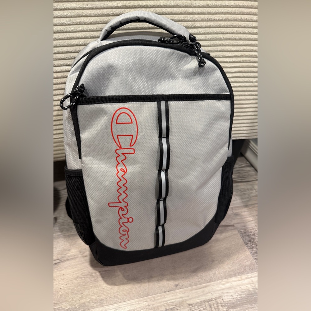 NWOT Champion Center Backpack - Medium Gray - Picture 4 of 13